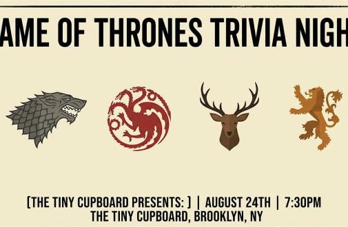 Free Game of Thrones Trivia Night